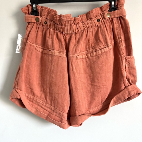 🆕FREE PEOPLE Topanga Cuff Shorts-Spice Route color - Picture 11 of 13